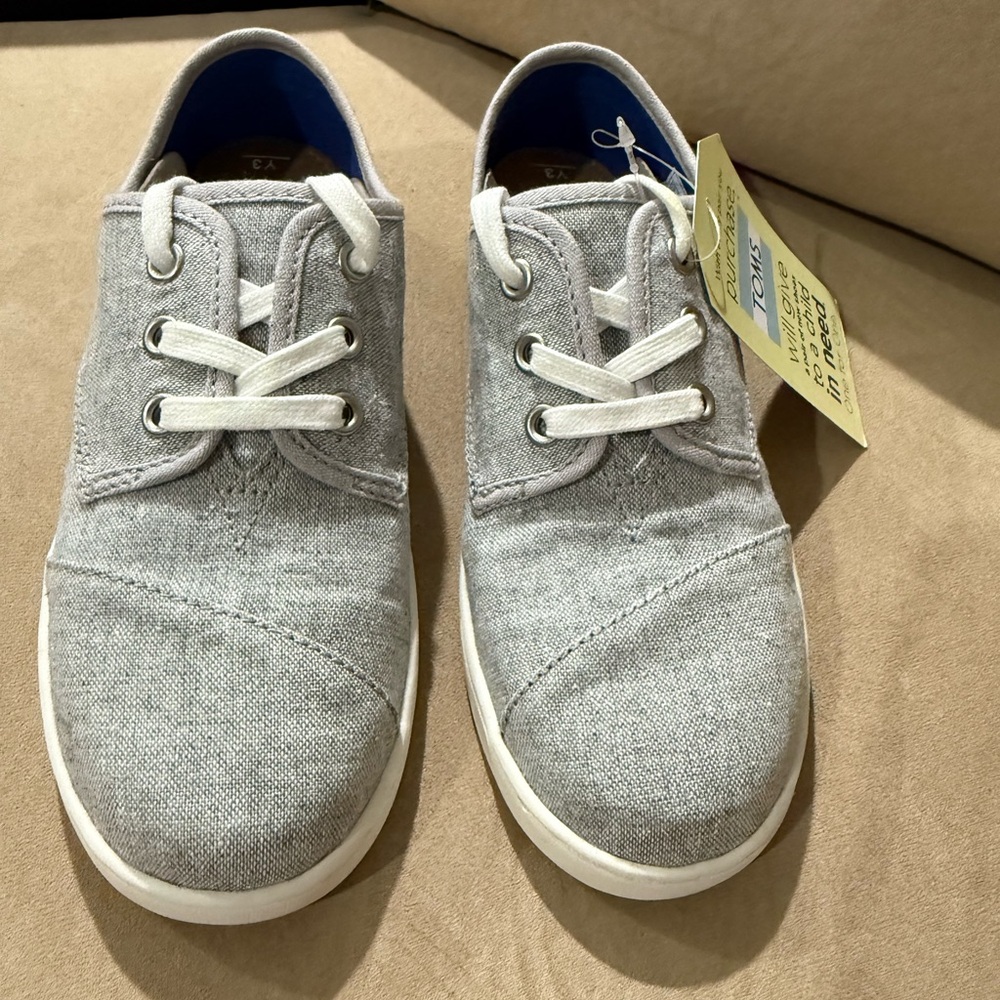 Toms Gray Canvas Sneakers